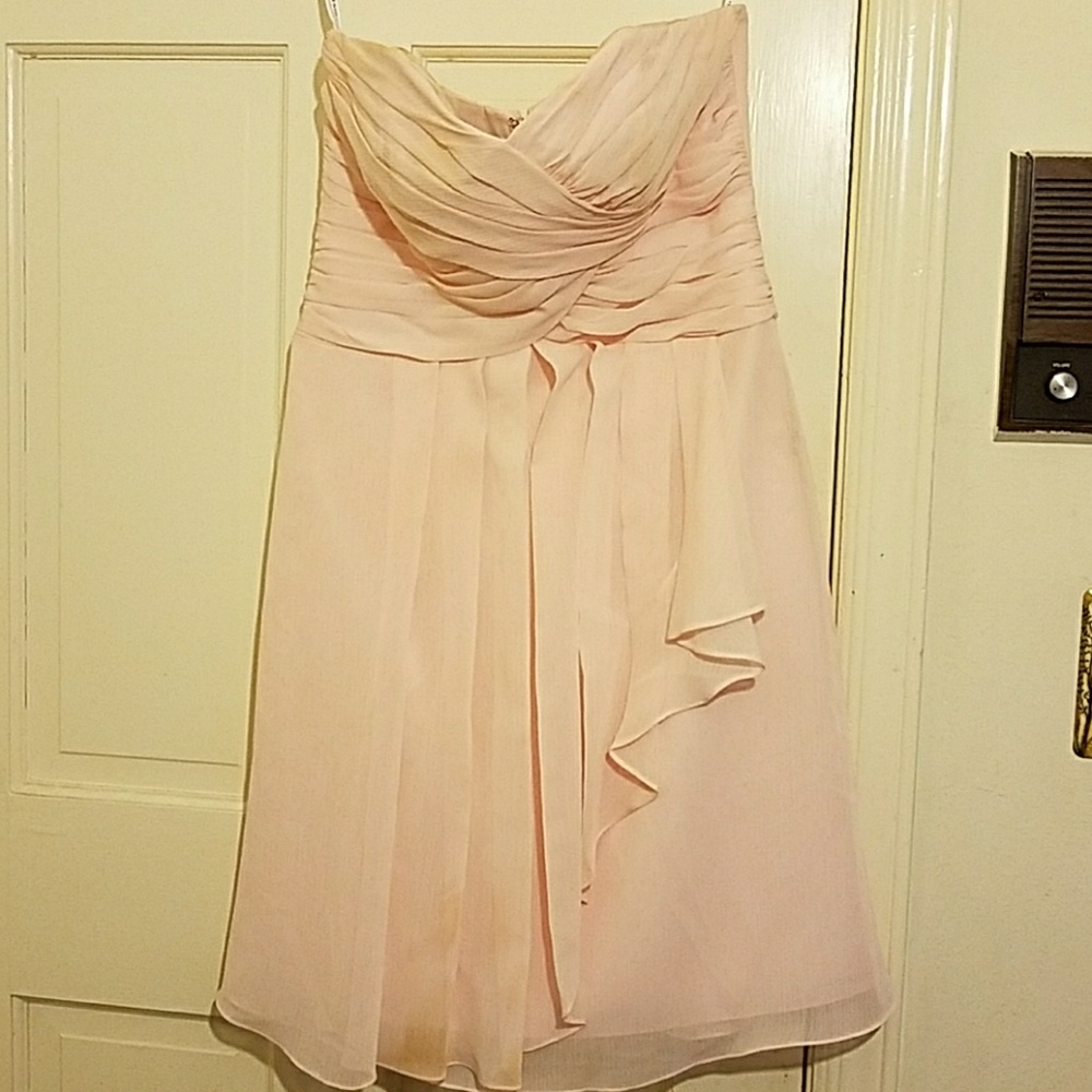 David's bridal bridesmaid dress.